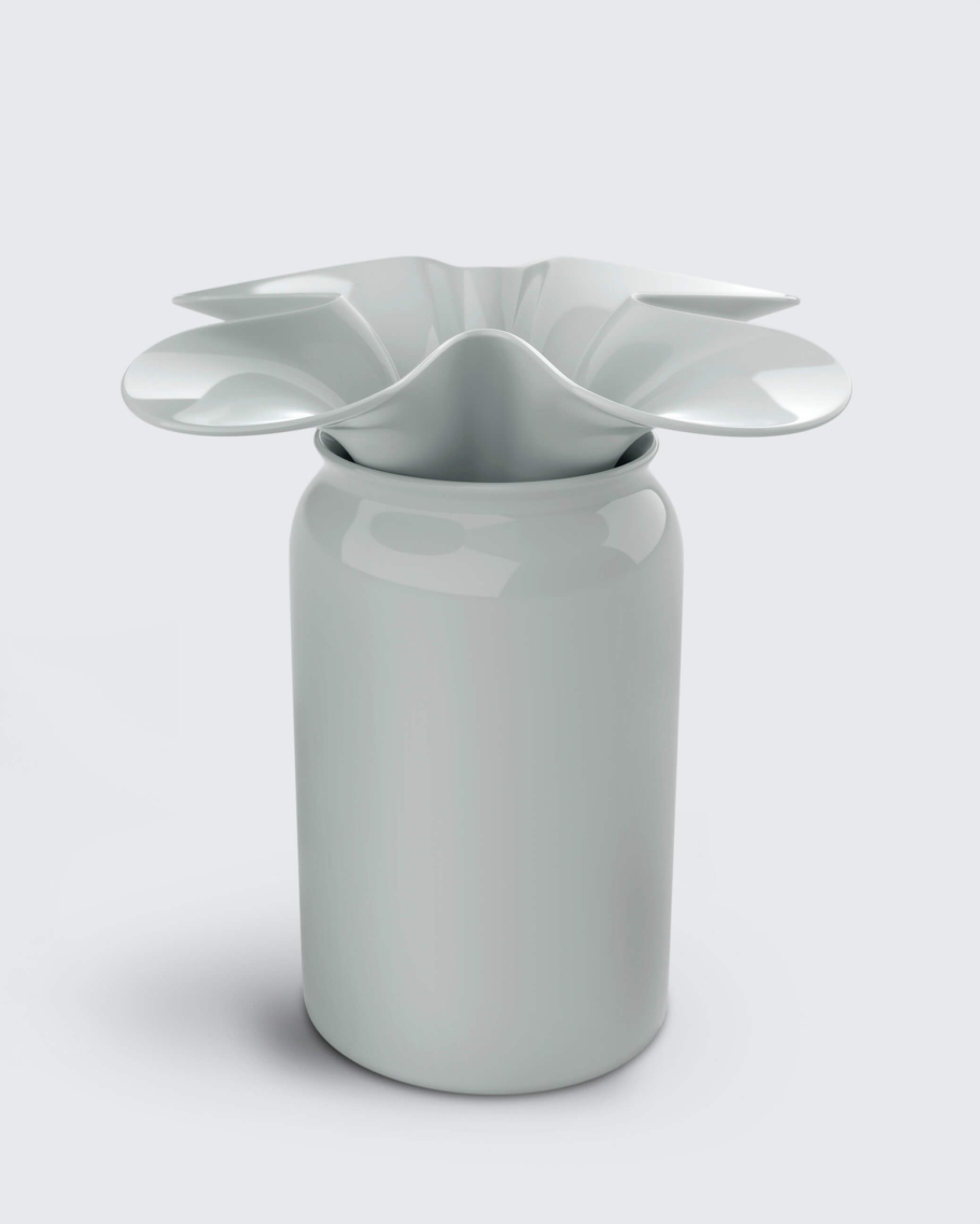 Mazzo Blue - 4 Leafs, Pure White